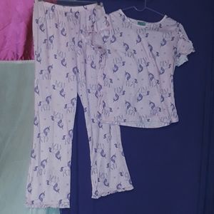 Bed Head PJ's pink unicorn Pajamas